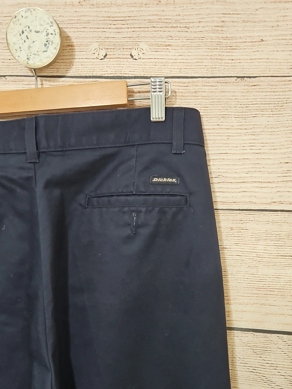 💟 Dickies Men's Navy Blue Regular Taper Chino Pants 34x30